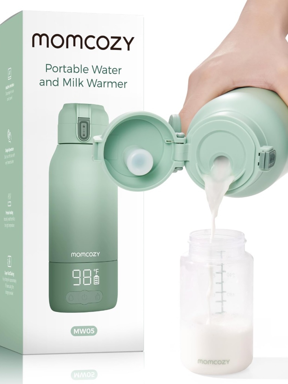 Momcozy portable milk bottle warmer